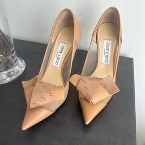 JIMMY CHOO LANI Nude pumps size 37.5 excellent condition